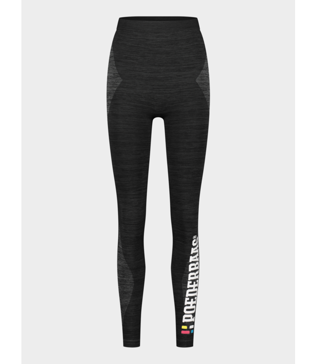 Poederbaas Pantalon thermique technique femme - Noir