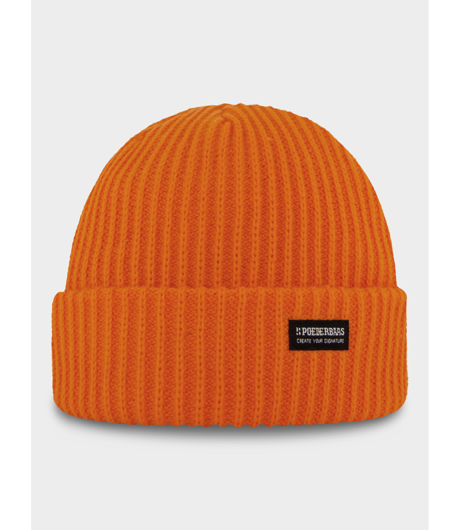 Poederbaas Bonnet Royal Rib - Orange