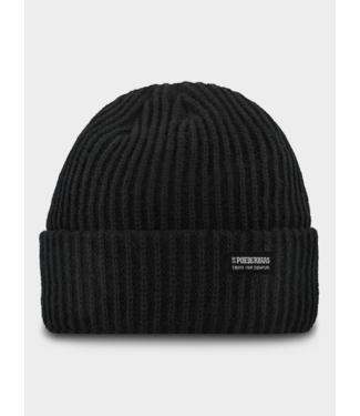 Poederbaas Royal Rib Beanie - Black