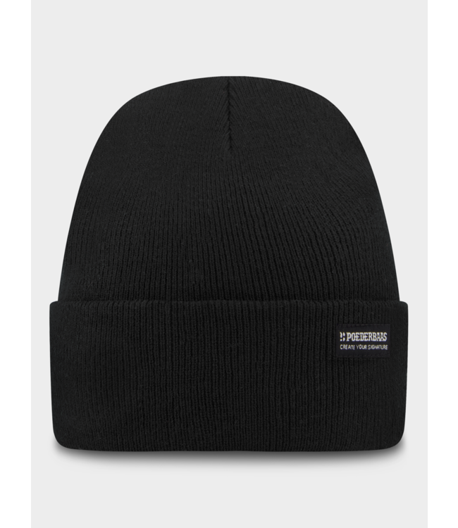 Poederbaas Park Beanie - Black