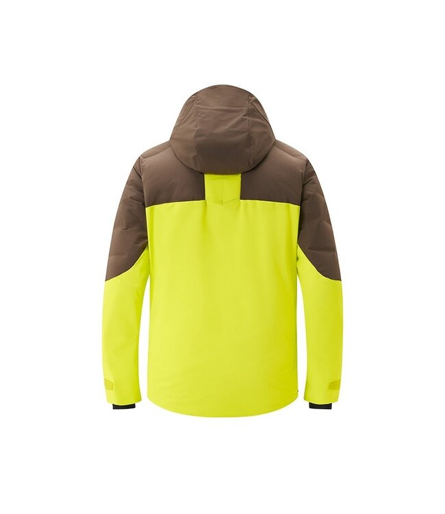 Descente M-GK23 HYBRID DOWN - Hombre - Amarillo / Marrón - Chaqueta de esquí