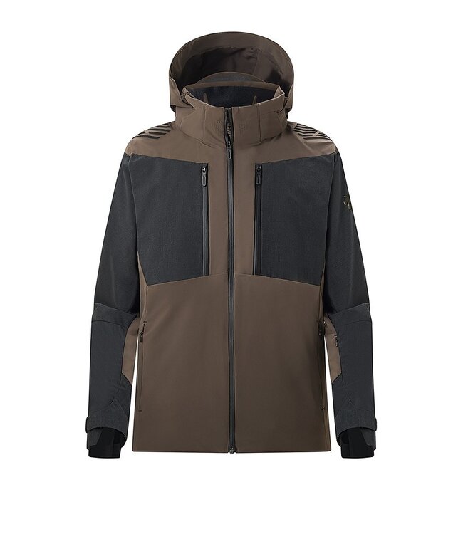 Descente M-GK22 INSULATED - Heren - Bruin/Zwart - Ski-jas