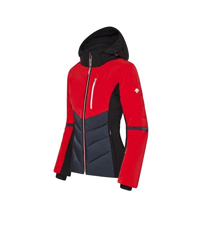 Descente W-GK21 CHAQUETA IRIS-W - ROJO - NEGRO