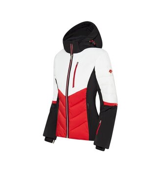 Descente W-GK21 IRIS-W JACKET - RED - WHITE