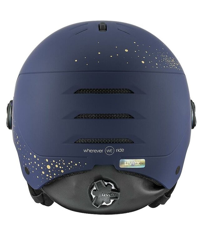 Uvex Gesucht Visier WE polar-sparkle/mirror-gold