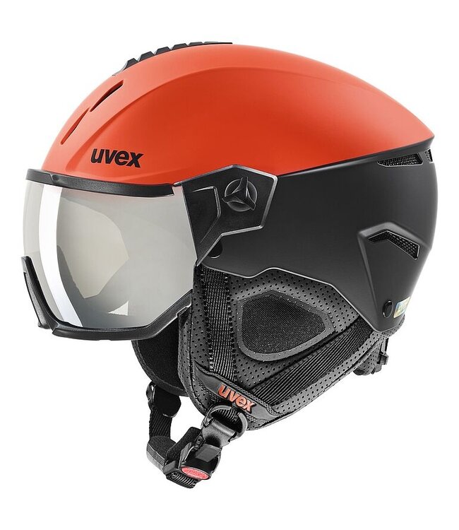 Uvex Instinct Visor fierce-red/black-matt