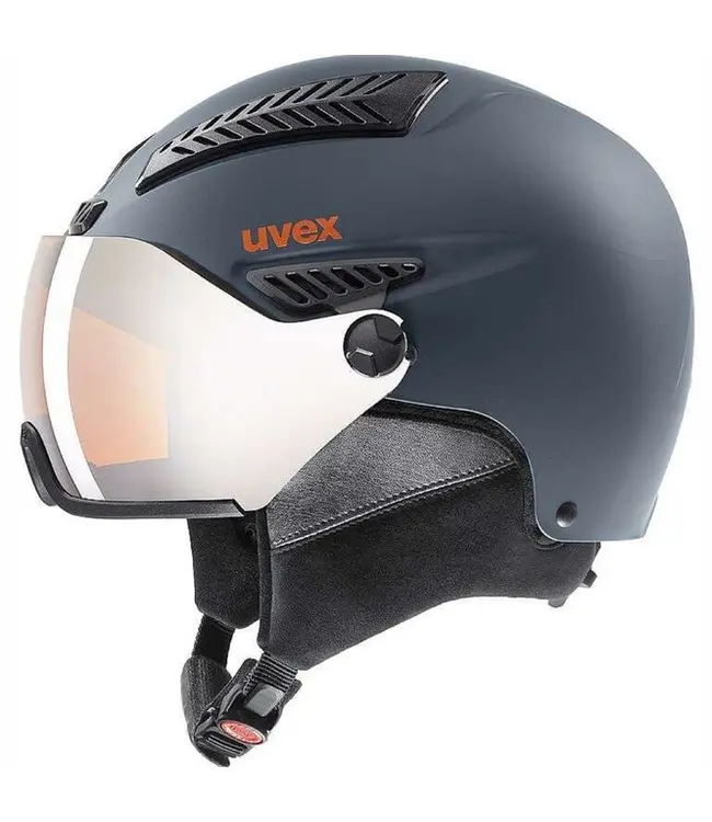 Uvex  Hlmt 600 Visor dark-slate/orange-matt