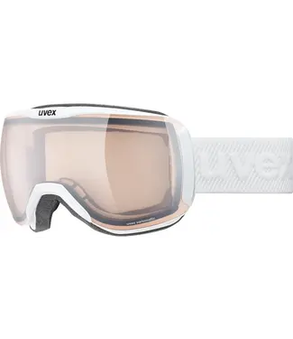 Uvex Downhill 2100 V S1-3 white-matt/silver-clear - Unisex - volwassene