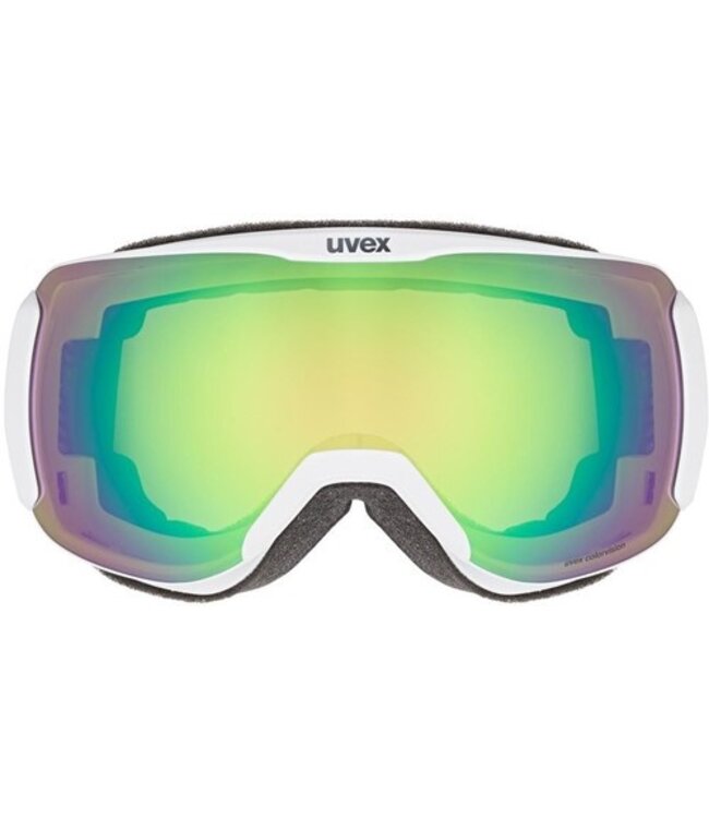 Uvex Downhill 2100 CV S2 blanco-mate/espejo-verde - Unisex - Adulto