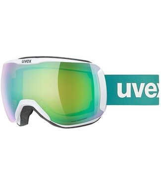 Uvex Downhill 2100 CV S2 white-matt/mirror-green - Unisex - Volwassene