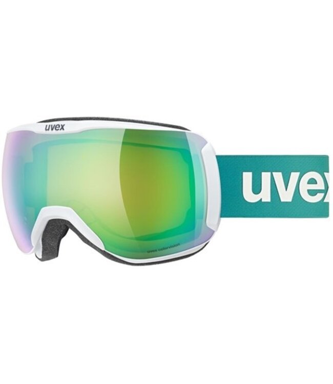 Uvex Downhill 2100 CV S2 white-matt/mirror-green - Unisex - Volwassene