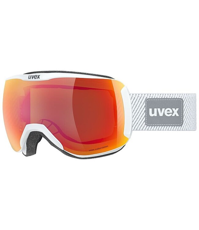 Uvex Downhill 2100 CV S2 Planet blanco-brillante/escarlata-verde - Unisex - Adulto