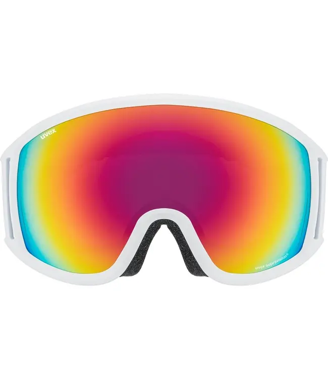 Uvex Topic FM blanco-mate/espejo-arcoiris - Unisex - Adulto