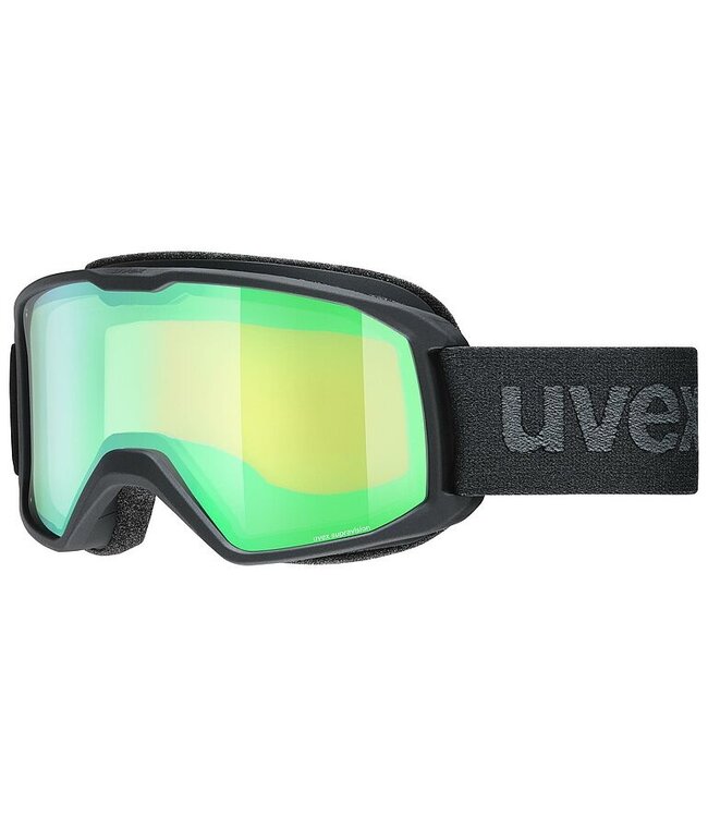 Uvex Elemnt FM S2 negro-mate/verde-lasergold