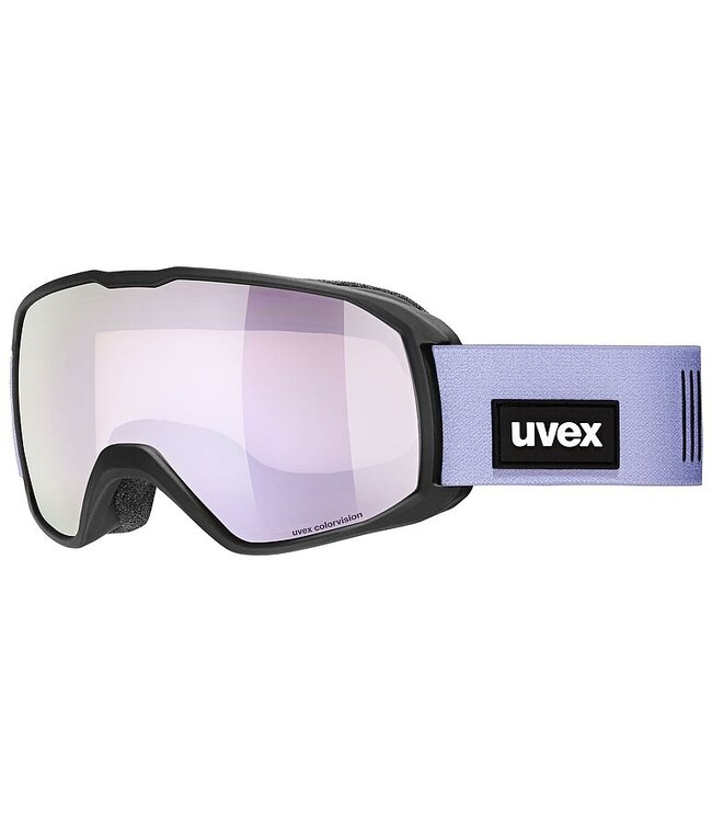 Uvex Xcitd CV black-matt/lavender-yellow - Unisex - Volwassene