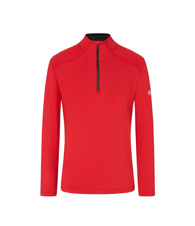 Descente PICCARD 1/2 ZIP T-NECK - Rood - Heren