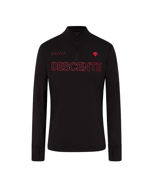 Descente DESCENTE 1/4 ZIP T-NECK – Schwarz – Herren