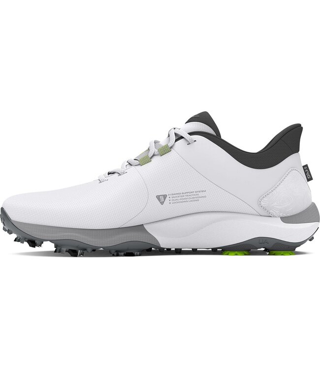 Under Armour UA Drive Pro Wide White - Men's Golf Shoes