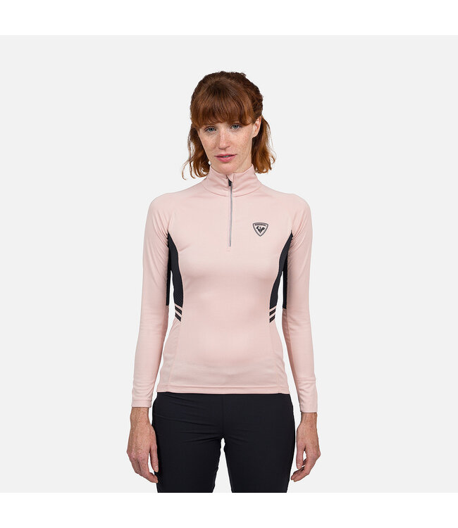 Rossignol Damen Baselayer/Pullover Poursuite 1/2 Zip Powder Pink