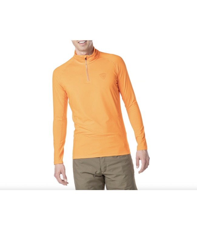 Rossignol Heren classique halve rits baselayer - Oranje