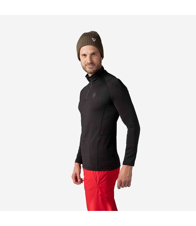 Rossignol Men's classic half-zip baselayer - Black