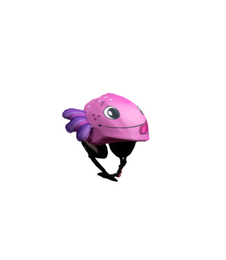 Axoloth - rosa - Funda para casco de esquí infantil