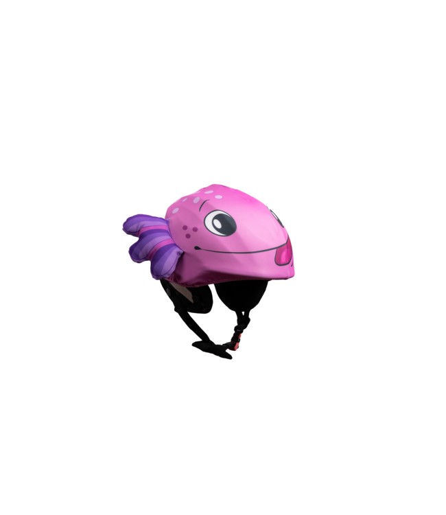 Axoloth - pink - Children's ski helmet cover