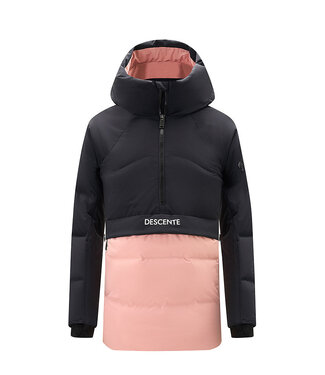 Descente Chaqueta de plumas W-GK31 negra y rosa
