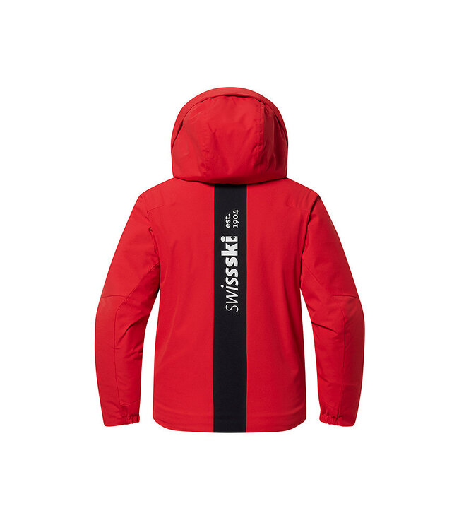 Descente Veste de ski Junior Swiss Replica pour enfant - Rouge