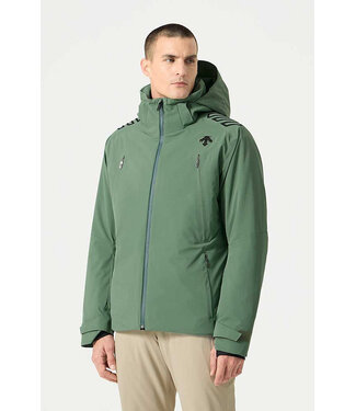 Descente Chaqueta de esquí aislante para hombre - Verde liso