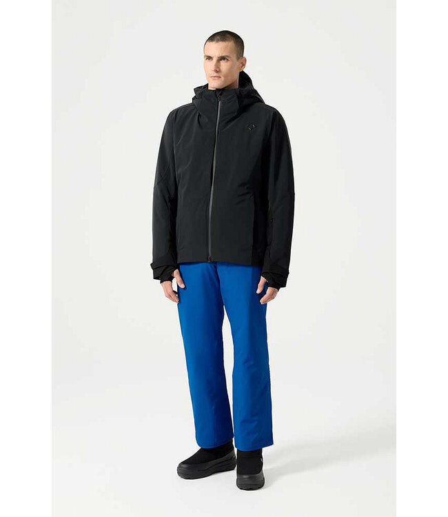 Descente Elegante, wattierte Skijacke für Herren, Schwarz