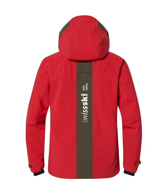 Descente Swiss Insulated Skijacket - Men - Red Swiss Replica