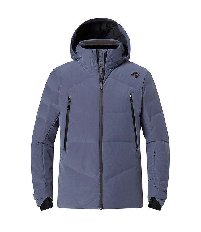 Descente Chaqueta de esquí híbrida de plumón liso - Hombre - Gris grueso