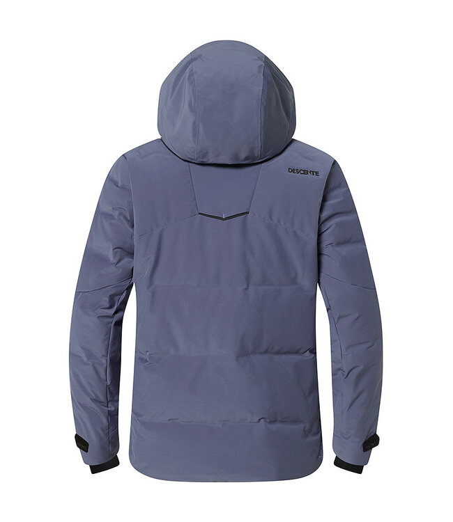 Descente Doudoune de ski hybride en duvet lisse - Homme - Gris grossier