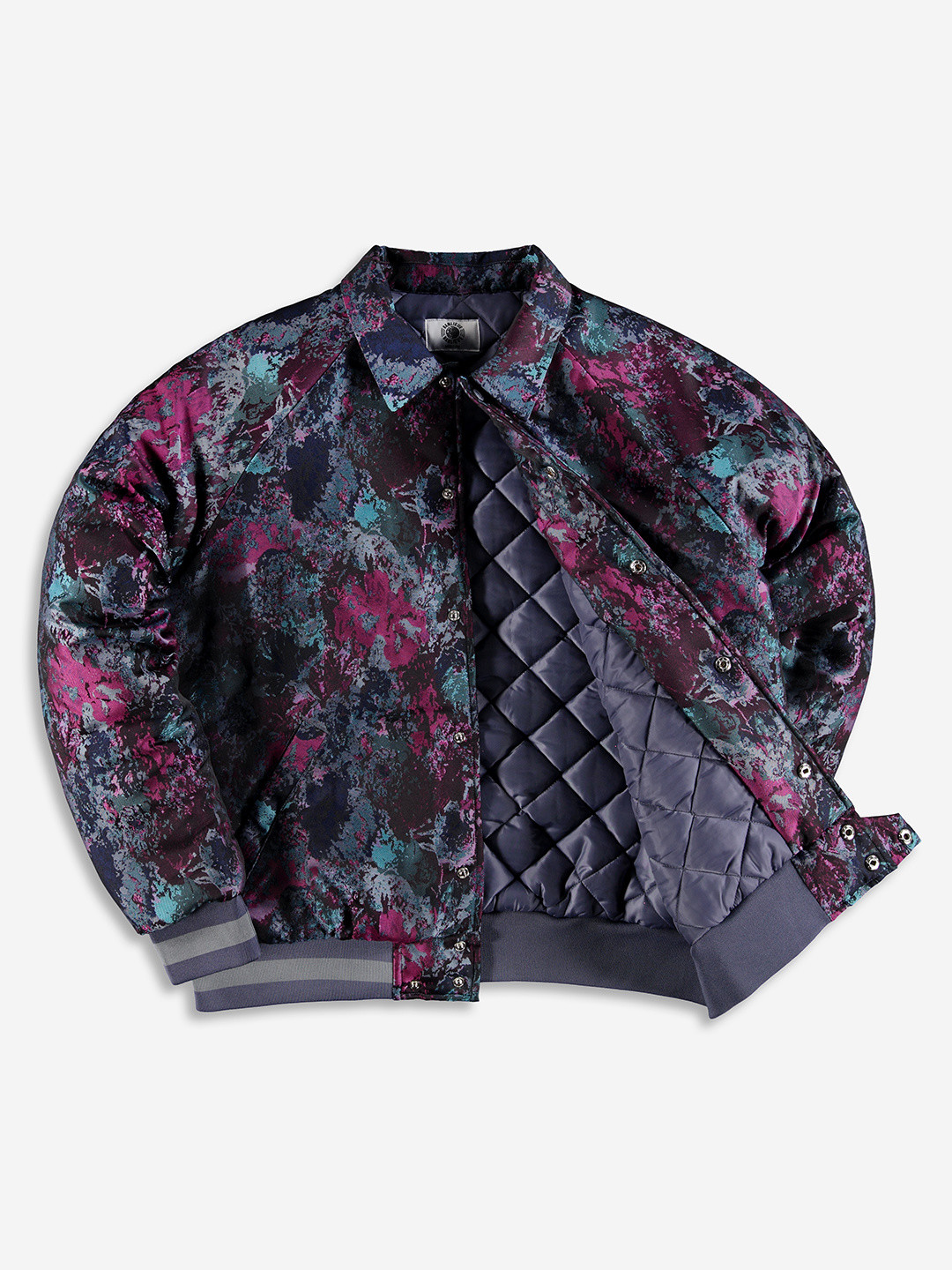 floral letterman jacket