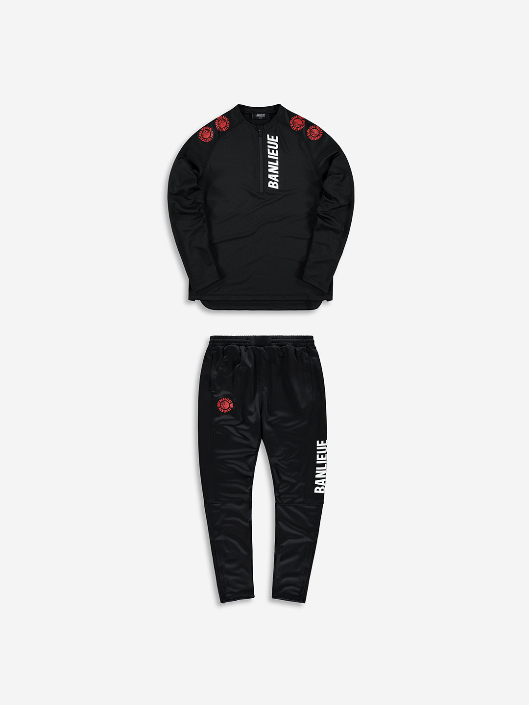 gym king red and black tracksuit
