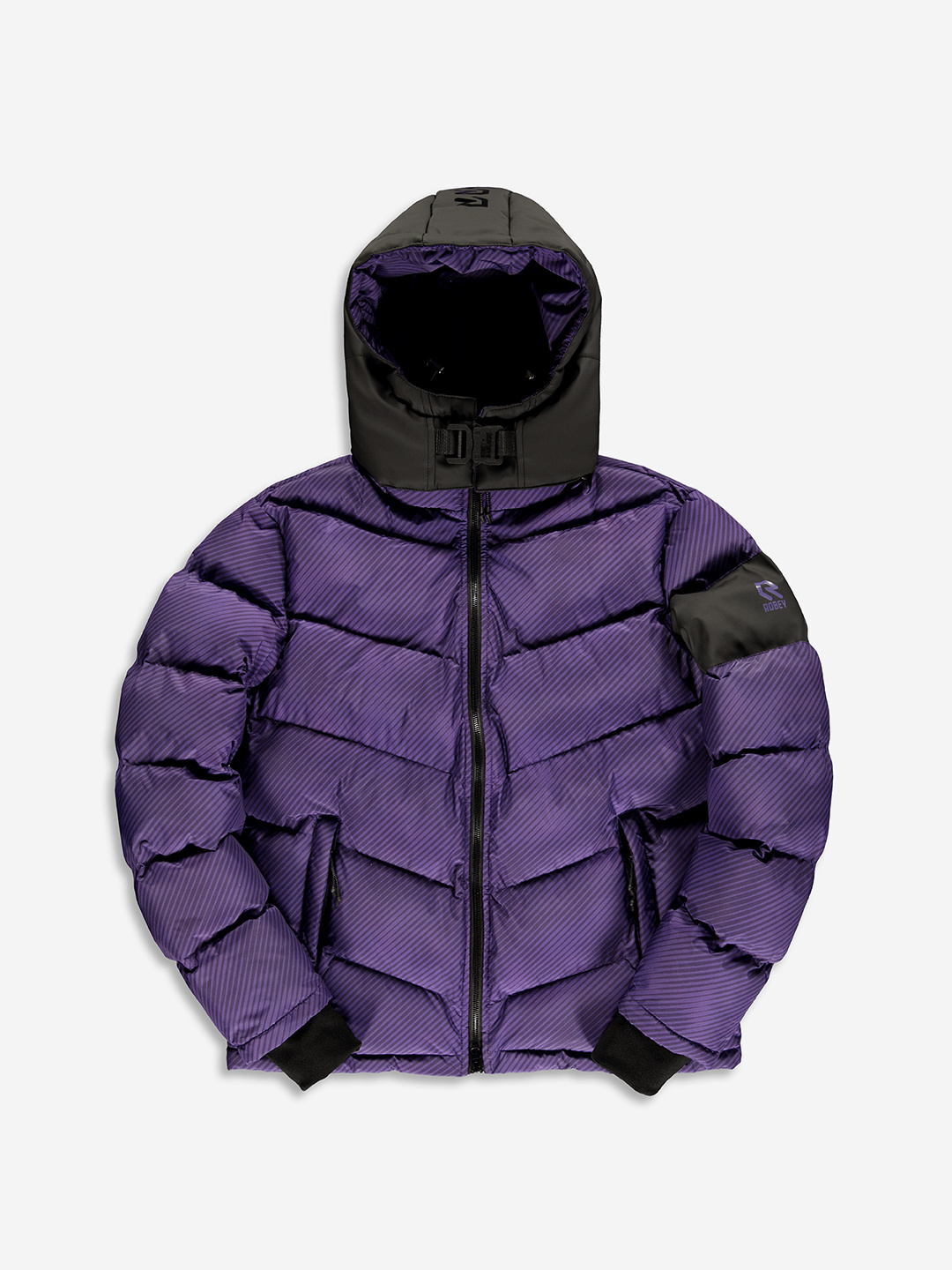 purple puffer jackets