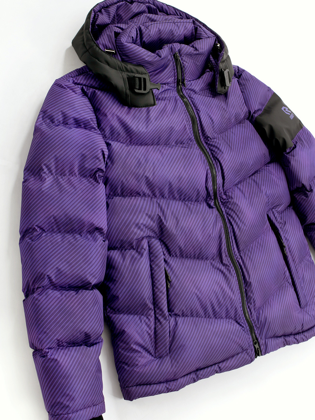 puffer jacket purple