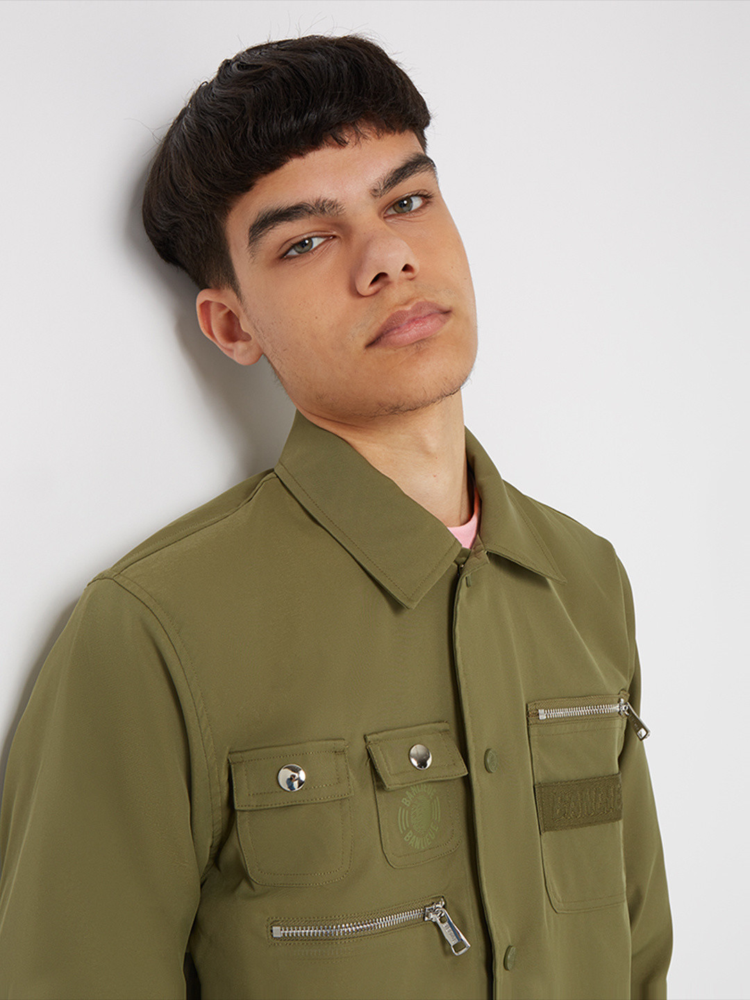 khaki twill jacket