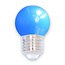 1 watt blauwe kogellamp met standaard kap Ø45
