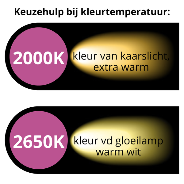 hop schuintrekken Los 0,7W - warm wit transparante lampen - PrikkabelLED.nl