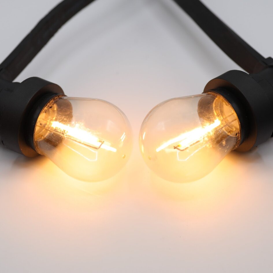 Warm witte dimbare filament lampen - 1 watt