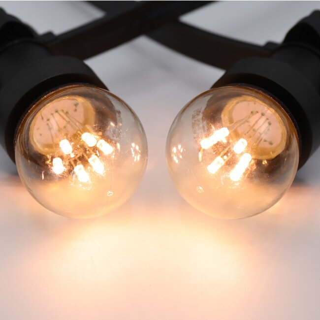 Warm witte LED lampen met LEDs op lange stokjes - 0,7 watt