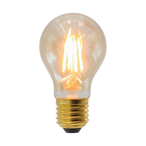 2,5W, 4,5W, 7W & 10W filament lamp, 2000K, amber glas Ø60 - dimbaar