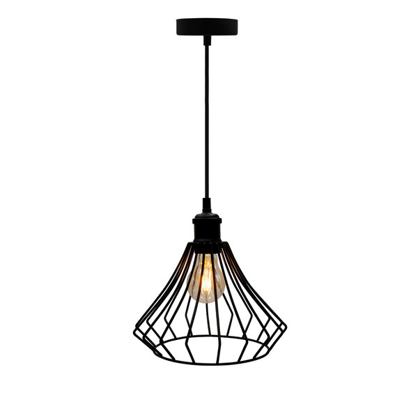 Hanglamp Kiki incl. lamp 2,5W tot 10W, amber glas, 2000K, Ø60