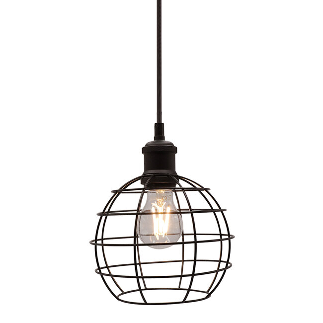 Hanglamp Hugo incl. lamp 4,5W tot 12W, helder glas, 2700K, Ø60 en Ø70