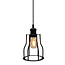 Hanglamp Diego incl. lamp 2,5W tot 10W, amber glas, 2000K, Ø60