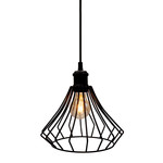 Hanglamp Kiki incl. lamp 2,5W tot 10W, amber glas, 2000K, Ø60