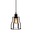 Hanglamp Diego incl. 5W spiraal lamp, amber glas, 1800K, Ø60