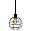 Hanglamp Hugo incl. 5W spiraal lamp, amber glas, 1800K, Ø60